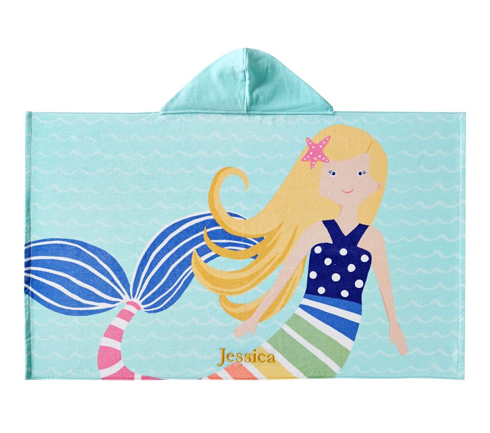Rainbow Mermaid Beach Wrap